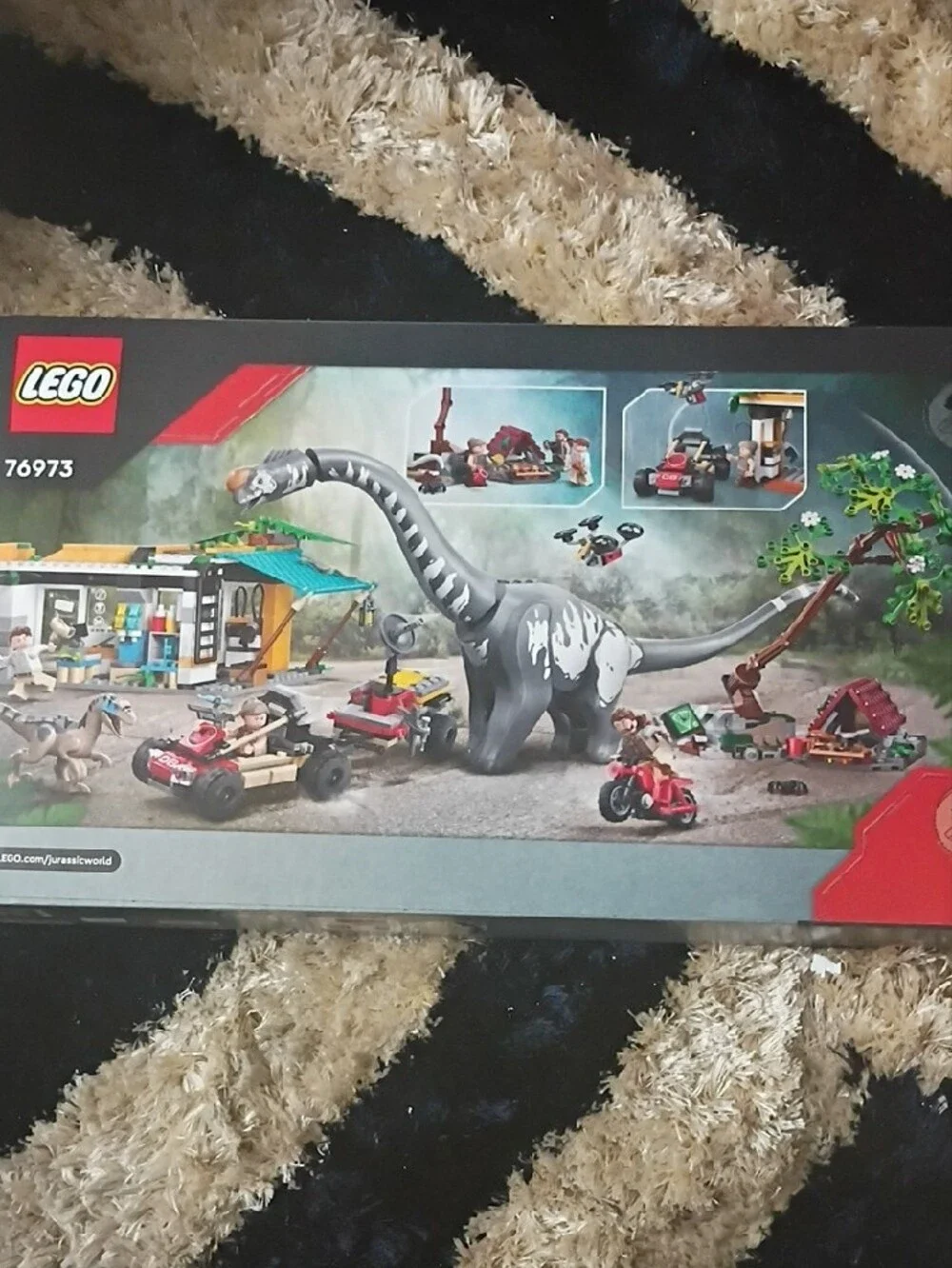 LEGO Jurassic World 76973 Raptor & Titanosaurus Tracking Mission
